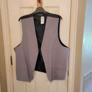 Mens silver vest